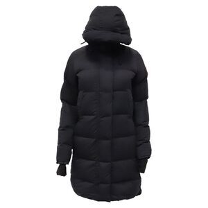Canada Goose Alliston Quilted Down Coat in Black Polyamide
